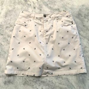 Croft & Barrow Anchors Skort